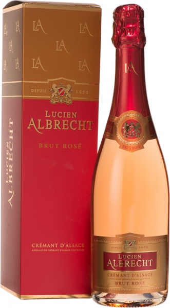 Lucien Albrecht Cremant D’Alsace Brut Rose, п.у. – Люсьен Альбрешт Креман д’Эльзас Брют Розе