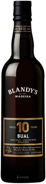 Madeira Blandy S Bual Medium Rich 10 Y O – Мадера Буал Медиум Рич 10-лет Блендис