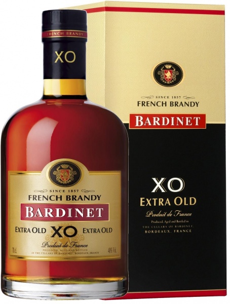 Brandy Bardinet Xo Extra Old In Gift Box – Бардинэ XO Экстра Олд в п/к