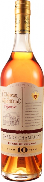 G Champagne Aoc 1 Er Cru Chateau De Montifaud 10 Yo – Гранд Шампань Премье Крю Шато де Монтифо 10 лет
