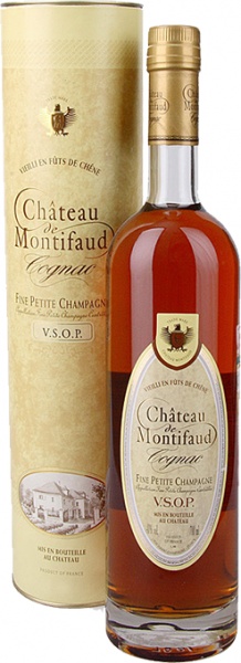P Champagne Aoc Chateau De Montifaud Vsop In Gift Box – Пти Шампань Шато де Монтифо V.S.O.P в п/к
