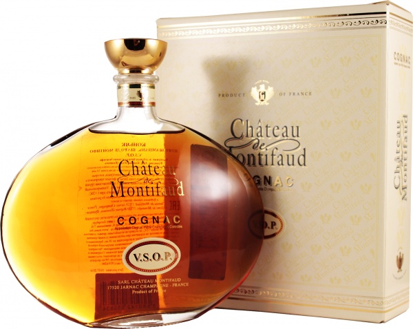 P Champagne Aoc Chateau De Montifaud Vsop In Gift Box – Пти Шампань Шато де Монтифо V.S.O.P в п/к (бутылка Сабина)