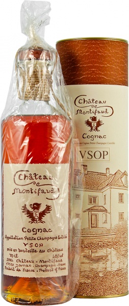 P Champagne Aoc Chateau De Montifaud Vsop In Gift Box Millenium – Пти Шампань Шато де Монтифо V.S.O.P в п/к (бутылка Миллениум)