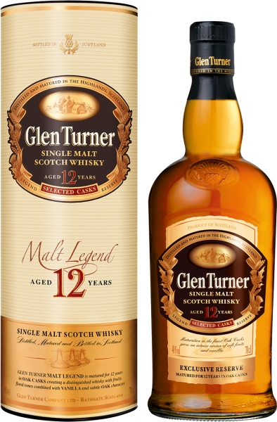 Whisky Glen Turner 12 Y O – Виски Глен Тёрнер 12 лет в п/к