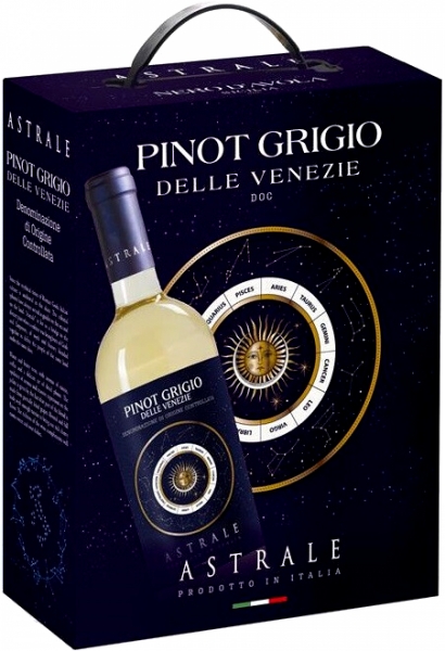 Astrale Pinot Grigio, 2l box – Астрале Пино Гриджио, коробка 2л
