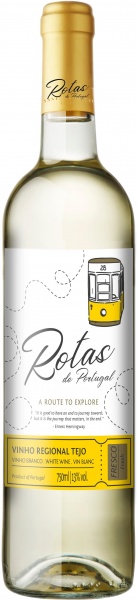 Вино ”Rotas da Portugal” Regional Tejo White – Вино ”Ротас да Португал” Тежу белое