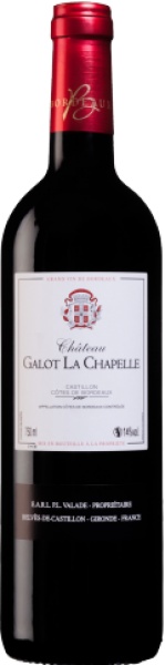 Вино ”Chateau Galot La Chapelle”, 2019 г. – Вино ”Шато Галот ла Шапель” 2019 г.