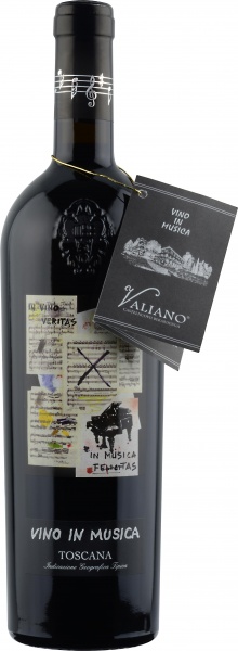 Вино ”Valiano. Toscana. Vino in Musica” – Вино ”Валиано” Тоскана, Вино Ин Мюзика