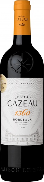 Вино ”Chateau Cazeau 1560” AOC Bordeaux – Вино ”Шато Казо 1560”