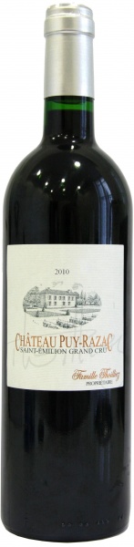 Вино ”Chateau Puy-Razac”, Saint-Emilion Grand Cru, 2017 г. – Вино ”Шато Пюй-Разак Сент-Эмилион Гран Крю” 2017 г.