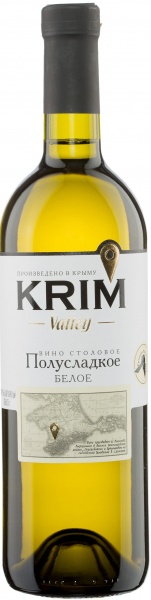 Вино ”Krim Valley” white semisweet – Вино ”Krim Valley” белое полусладкое