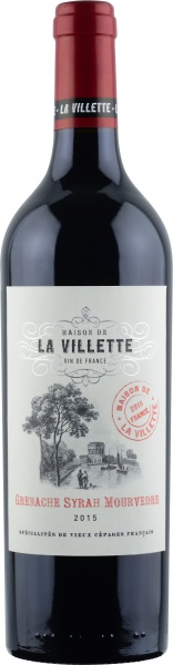 Вино ”Grenache-Syrah-Mourvedre. Maison de La Villette” – Вино ”Мэзон де ля Виллетт” Гренаш - Сира - Мурведр