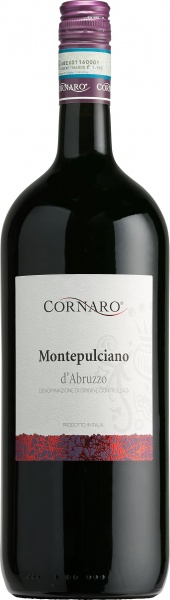 Вино ”Montepulciano d’Abruzzo.Cornaro” 1,5l – Вино ”Корнаро” Монтепульчано д`Абруццо 1,5л