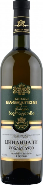Вино Eniseli Bagrationi, Tsinandali – Вино Энисели Багратиони, Цинандали