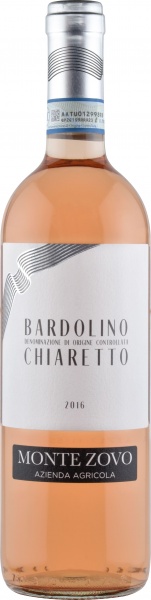 Вино ”Bardolino Chiaretto” Monte Zovo – Вино ”Монте Зово” Бардолино Чиаретто