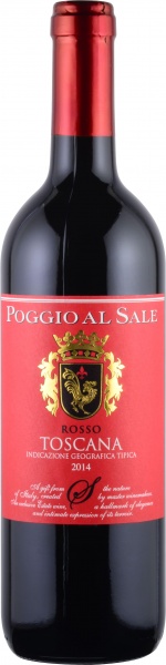 Вино ”Poggio Al Sale Toscana” Rosso – Вино ”Поджио аль Сале” Тоскана Россо
