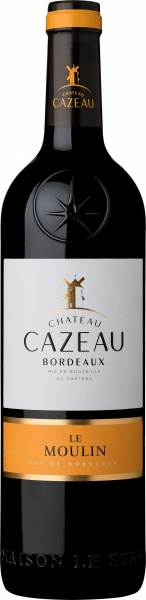 Вино ”Chateau Cazeau Moulin” AOC Bordeaux – Вино ”Шато Казо Ле Мулен”