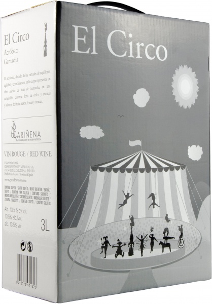 Вино El Circo ”Garnacha” Acrobata red dry 3l – Вино ”Эль Цирко Акробата” Гарнача 3л.