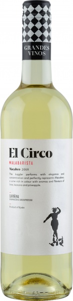 Вино El Circo ”Macabeo” Malabarista 0.75l – Вино ”Эль Цирко Малабариста” Макабео