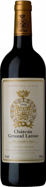 Вино ”Chateau Gruaud Larose”, 2002 г. – Вино Шато Грюо Лароз 2002 г.