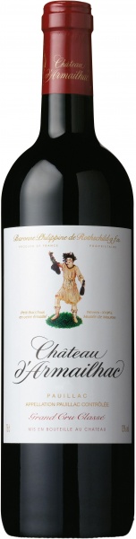 Вино ”Chateau d’Armailhac”, Pauillac, 5-me Grand Cru Classe, AOC, 2016 г. – Вино Шато Д’Армайяк 201 г.