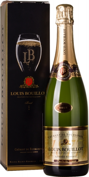 Louis Bouillot Cremant de Bourgogne Grand Reserve Brut, п.у. – Луи Буйо Креман де Бургонь Гранд Резерв