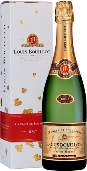 Louis Bouillot Cremant de Bourgogne Grand Reserve Brut, п.у. – Луи Буйо Креман де Бургонь Гранд Резерв