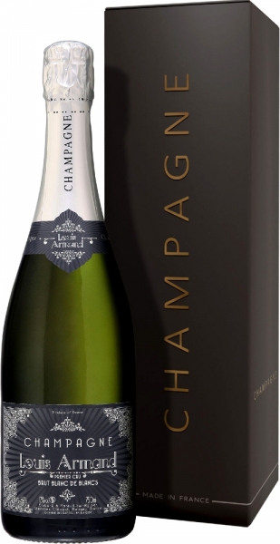 Louis Armand Blanc de Blancs Brut Champagne Premier Cru, п.у. – Луи Арман Блан де Блан Брют Шампань Премье Крю