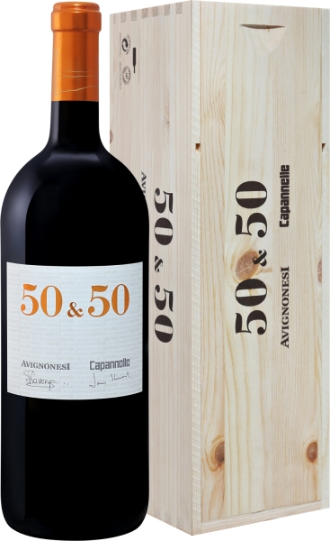 Avignonesi-Capannelle 50 & 50, деревянная упаковка – Авиньонези-Капаннелле 50 & 50